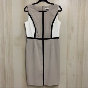 Dana Buchman Color Block Dress Size 10